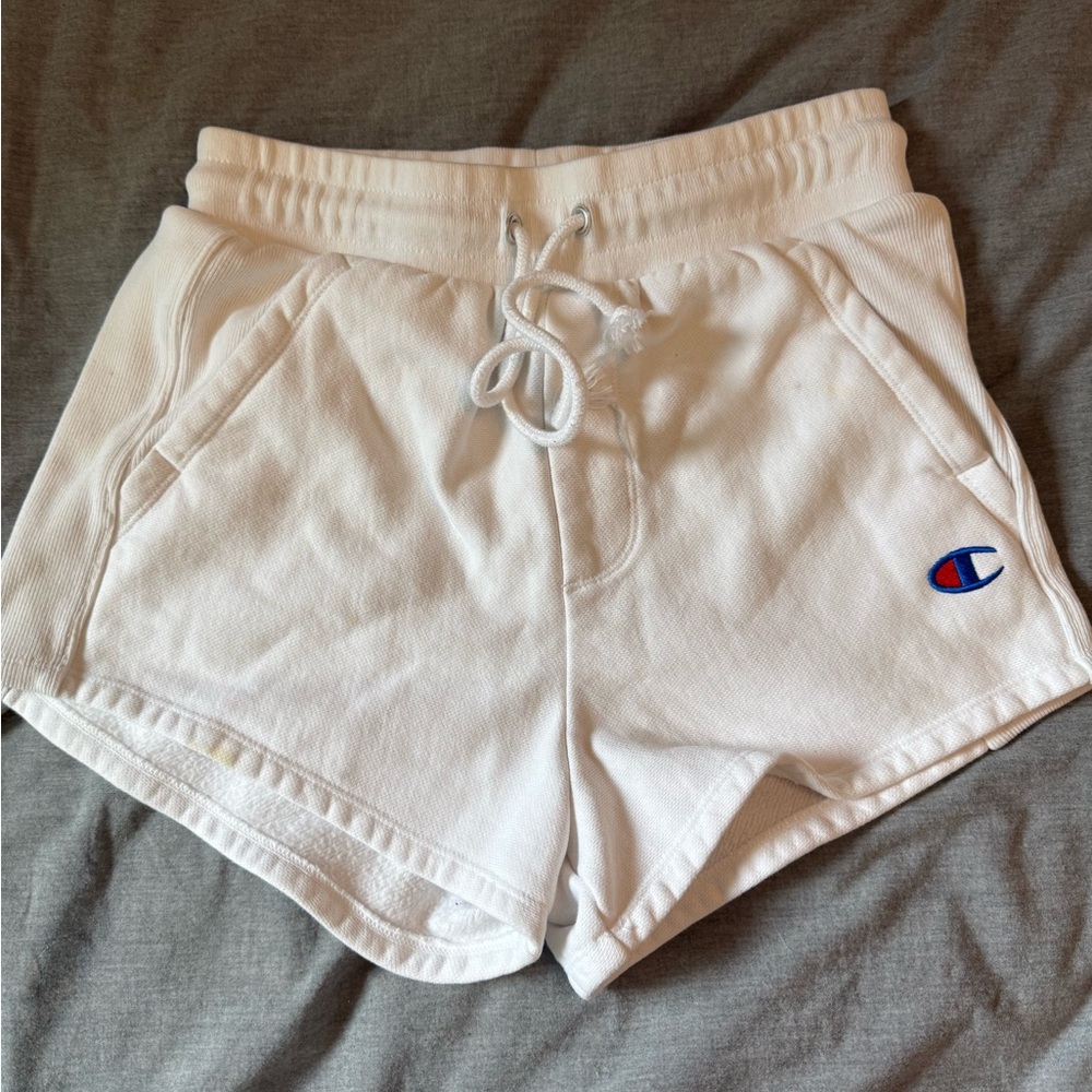 Champion Women's Athletic White Shorts